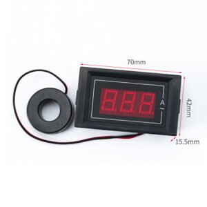 PHLTD D85-5035VA Hochpräzises Digitales Wechselspannungs- und Strommessgerät Doppelanzeige 220V 380V Dreiphasig 70x42x15,5mm