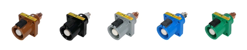 PHLTD 150–400A380V europäischer Standard einadriger Nashornstecker, Hochstromstecker für Bühnenbeleuchtung, in Braun, Schwarz, Grau, Blau und Grün erhältlich