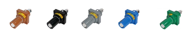 PHLTD 150–400 A 380 V einadriger Rhino-Buchse-zu-Buchse-Stecker für Hochstrom-Bühnenbeleuchtung, erhältlich in Braun, Schwarz, Grau, Blau, Grün