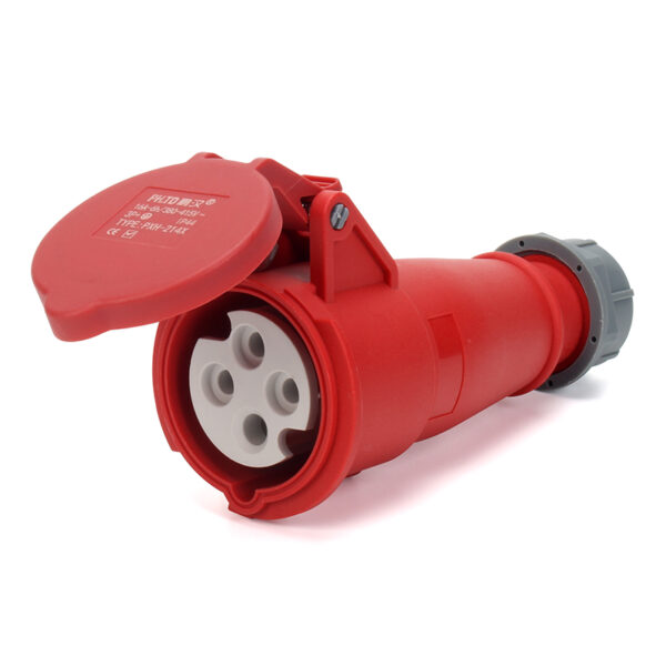 Industriestecker IP44-Buchse wasserdichter männlicher und weiblicher Luftfahrt-Industriestecker 4-adrig 16A-