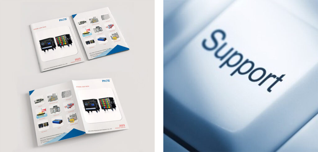 Bild der Startseite „Technologie und Support“
