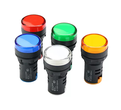 PHLTD LED-Anzeigelampe 220V Stromsignallicht Rot Grün Gelb für Elektrokasten.